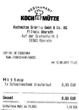 fikh Höffner Kochmütze Restaurant